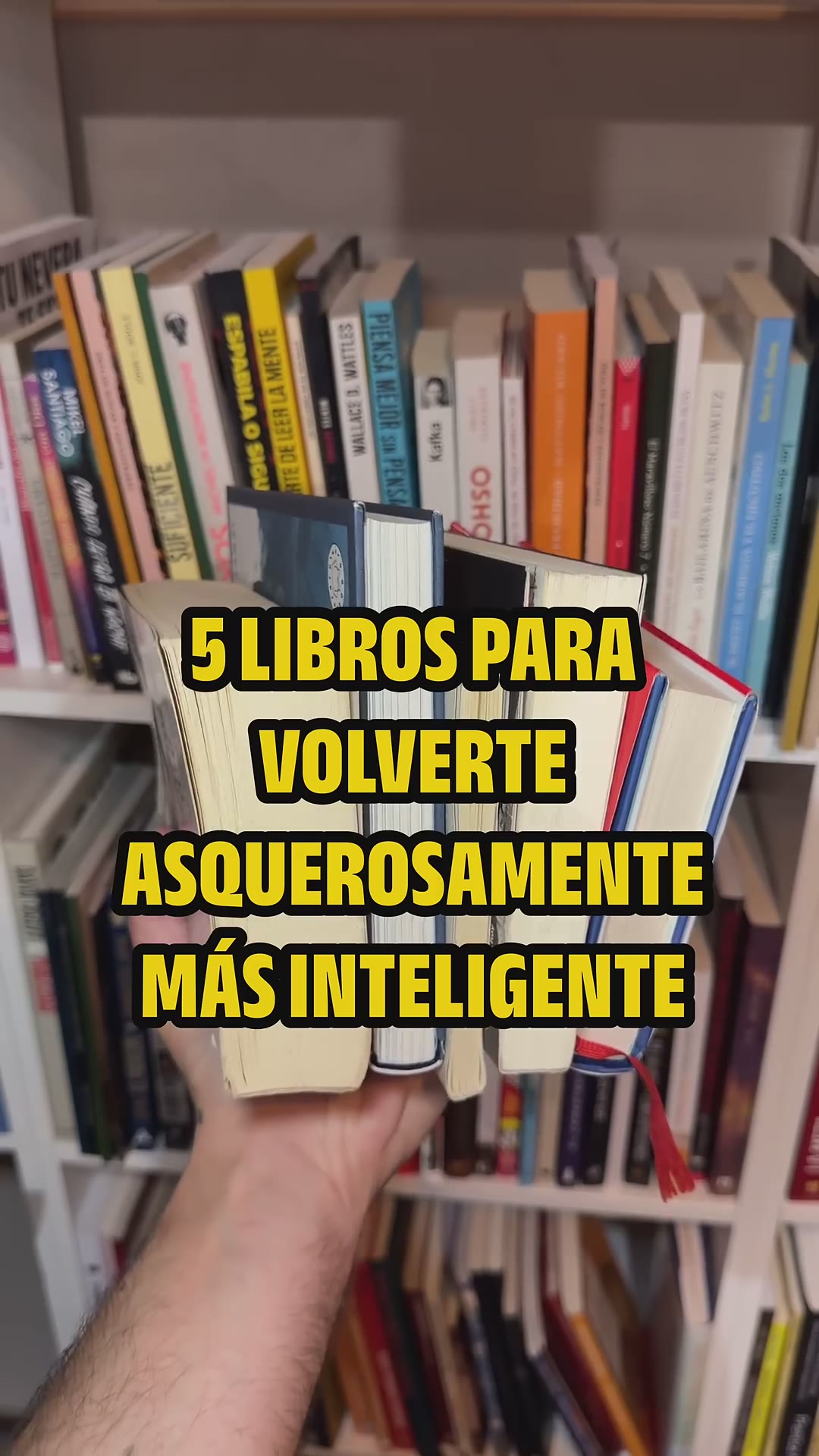 📚 5 libros que te volverán más inteligente #librosrecomendados #crecimientopersonal