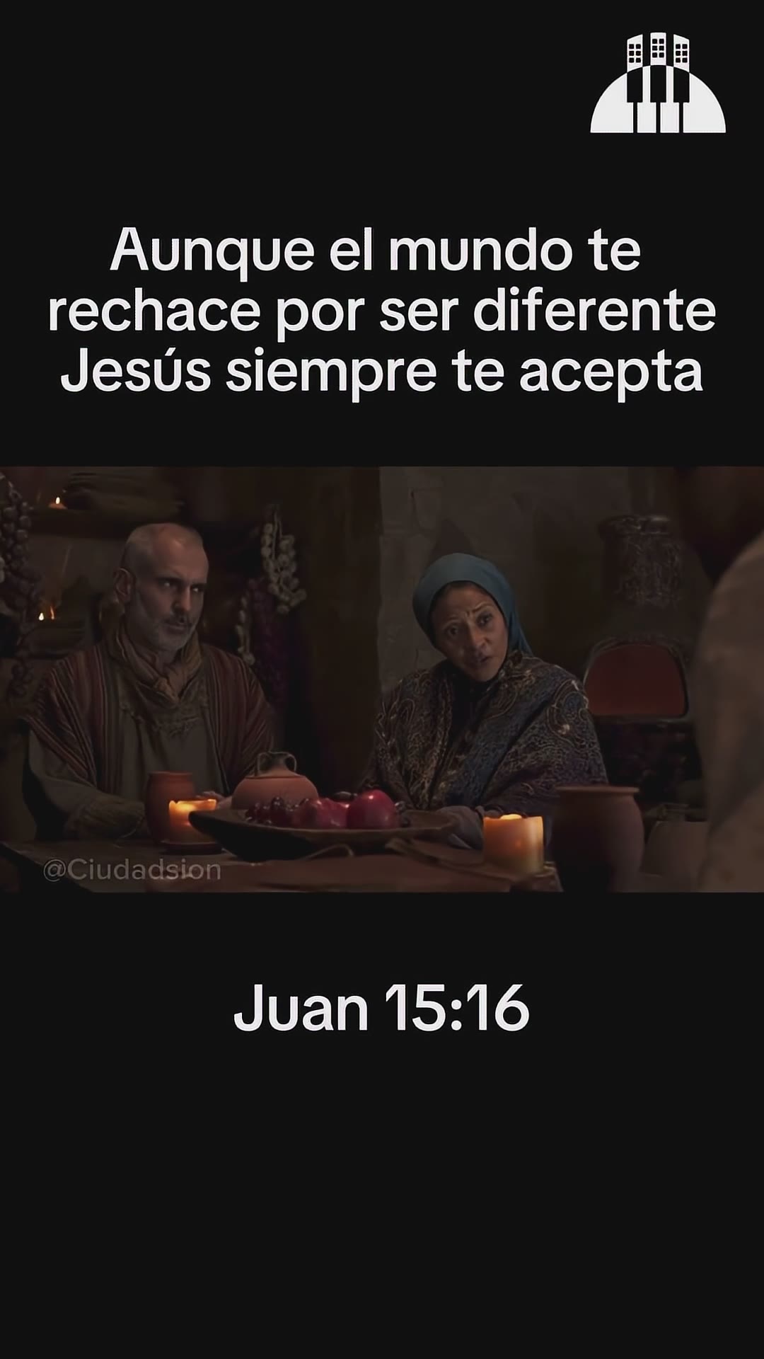 No importa lo que diga el mundo, Jesús siempre te acepta tal como eres 🙏❤️ #ciudadsion