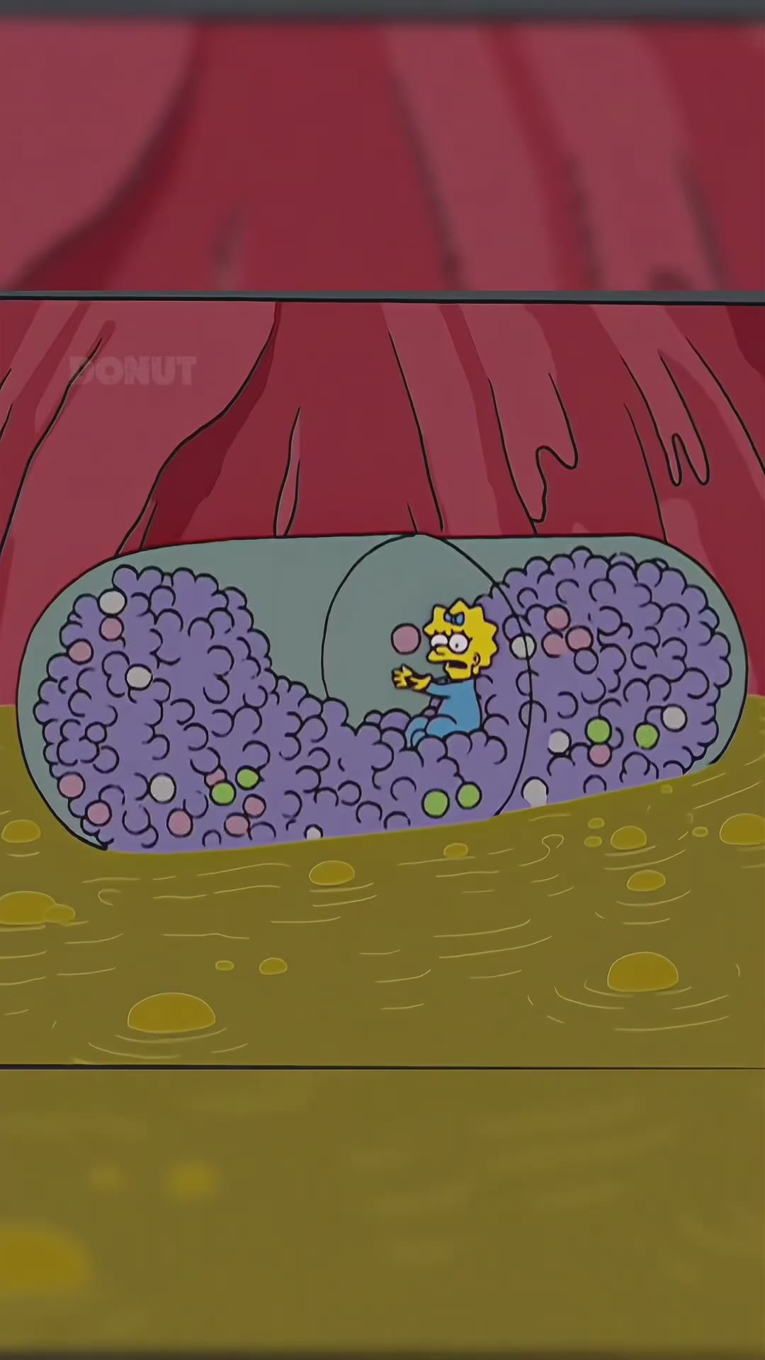 El rescate diminuto de Maggie.😱 #simpsons #thesimpsons #lossimpson