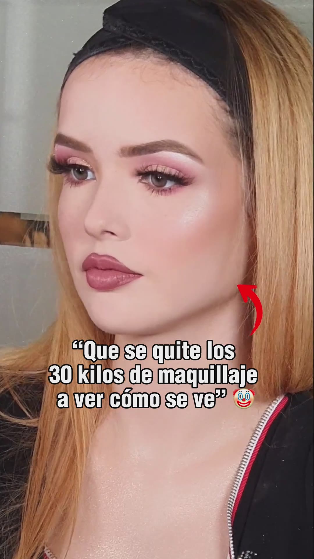 Antes y después sin maquillaje de Germaine Valentina 😳 #germainevalentina #maquillaje #tutorial
