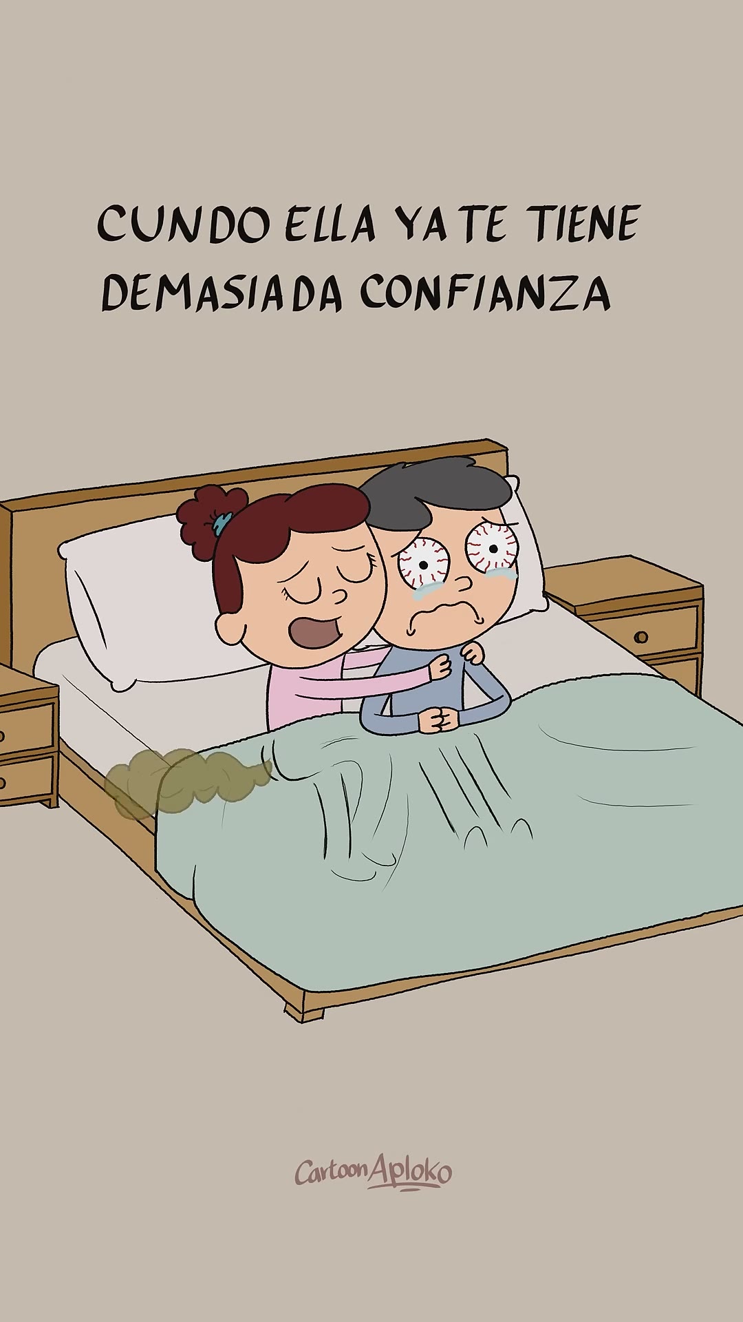 Cuando tu novia ya tiene demasiada confianza contigo 😂 #humor #amor