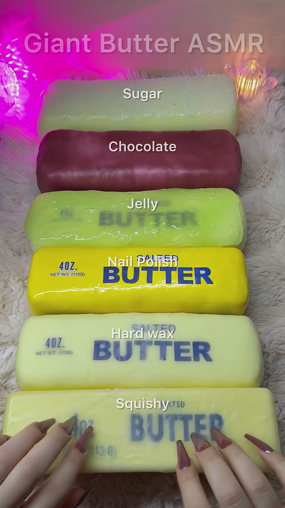 Giant butter cracking 🤍✨ #asmr #slime #oddlysatisfying