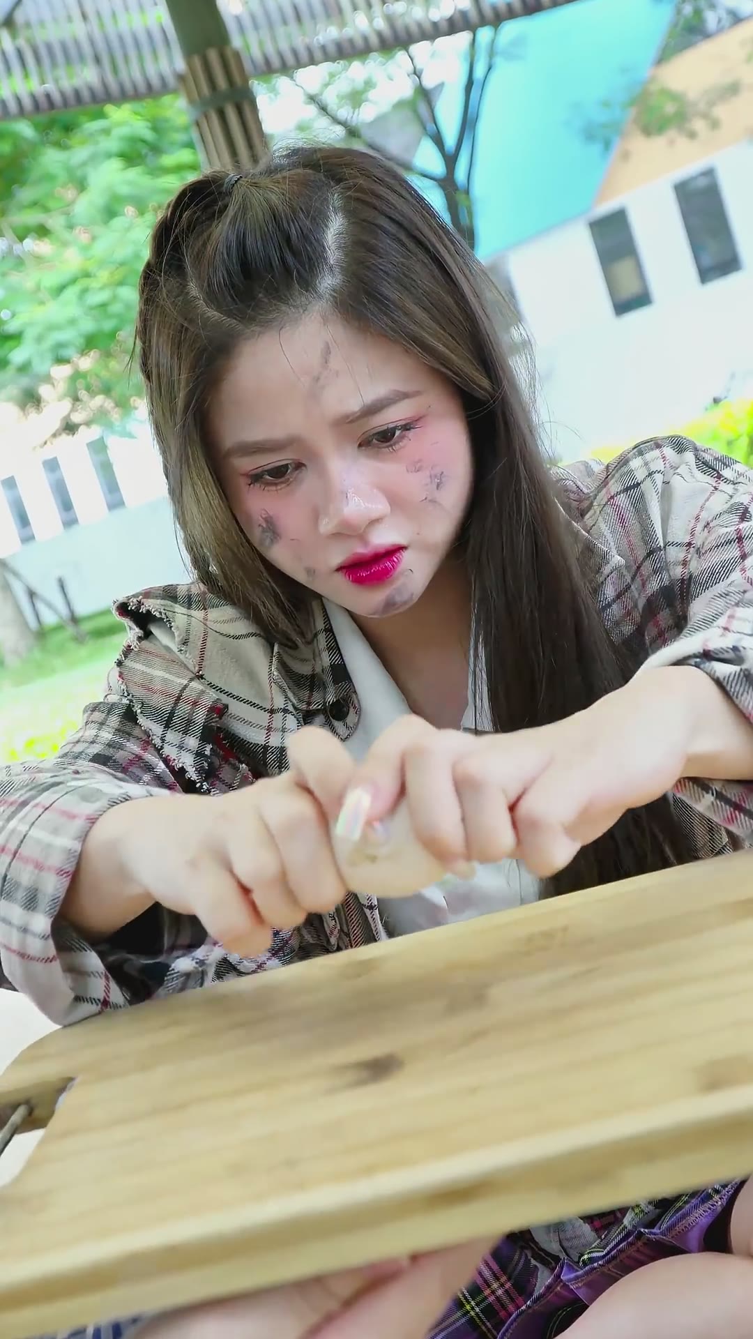POV: Your Brother "Buys" You Dinner 🍗 #lilymeow #lilymiumiu #couplegoals #schoolcrush #schooldrama