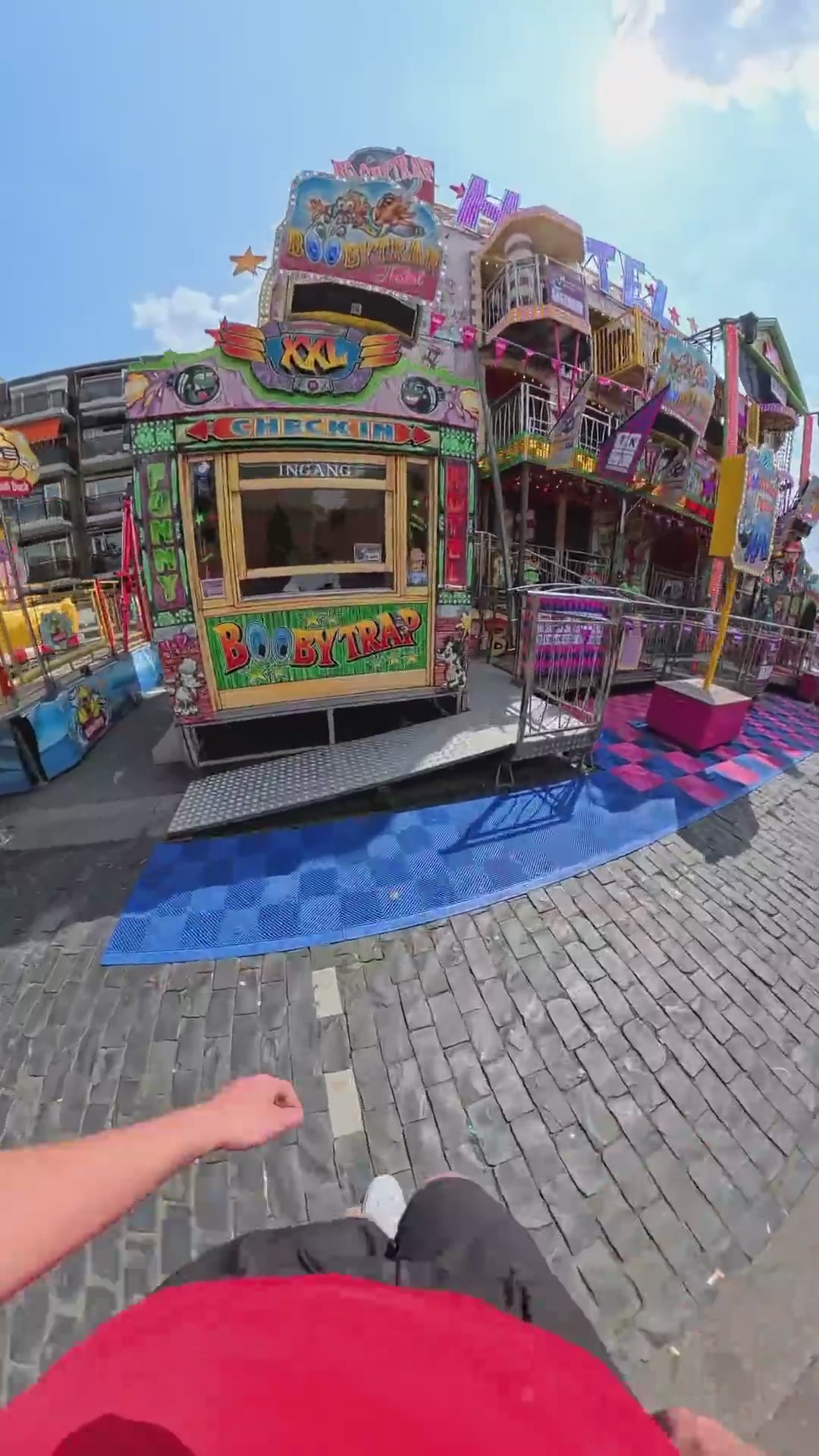 Boobytrap Hotel XXL (Albers) #kirmes #funfair #funhouse #fyp #viral