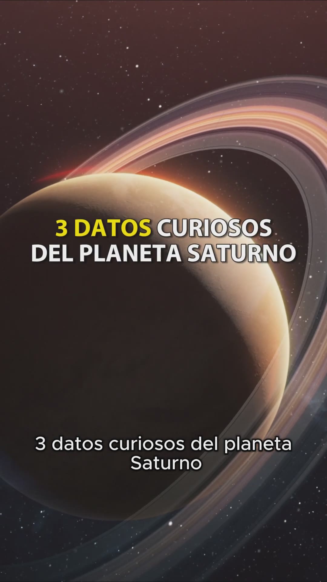 3 DATOS CURIOSOS DEL PLANETA SATURNO #nasa #cassini #espacioexterior #ciencia #planeta #saturno