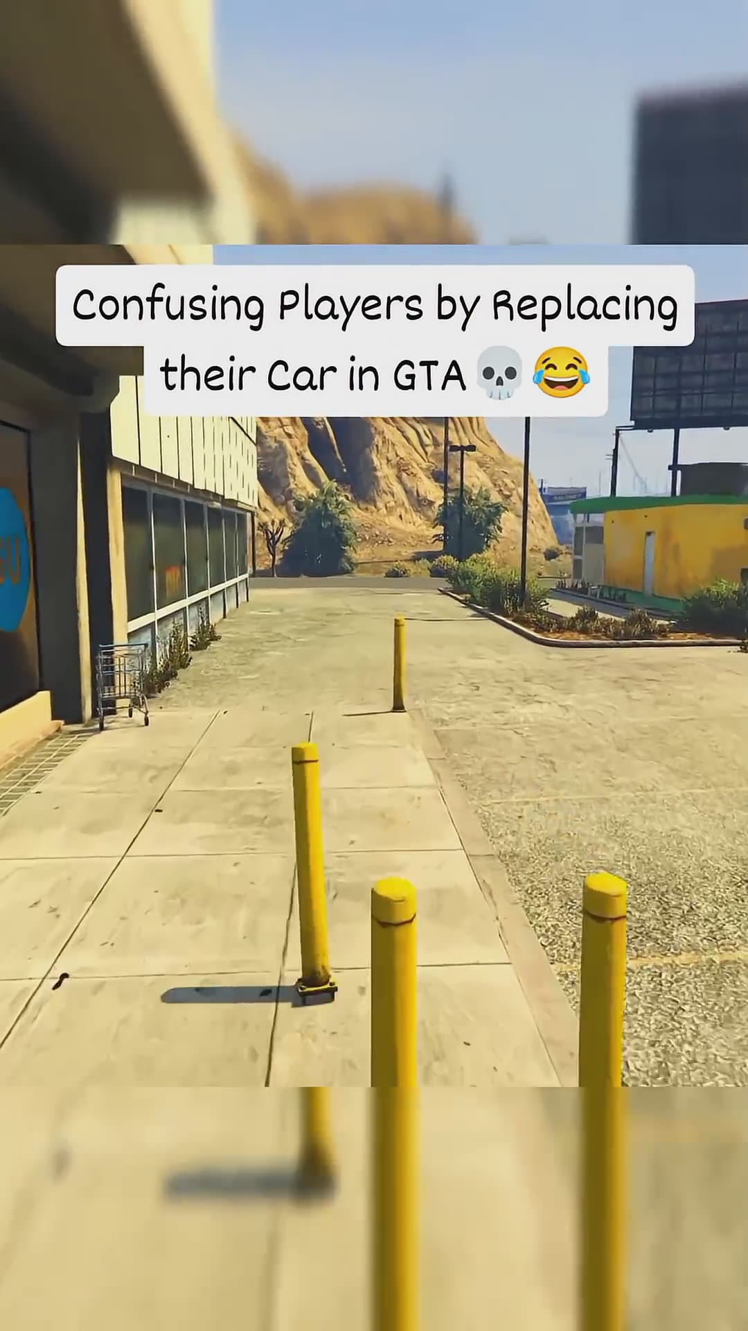 Confusing Players by Replacing their Car in GTA 💀😂 #gtaonline #gta5online #gtaviral #gta5 #fail