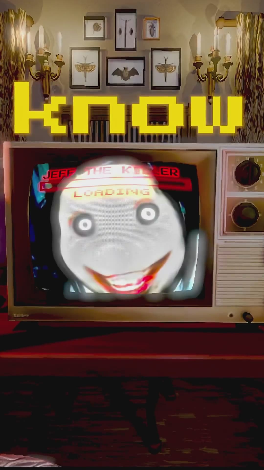 Jeff the Killer - Creepypasta Low Poly Animation #3danimation #horror #jeffthekiller #creepypasta