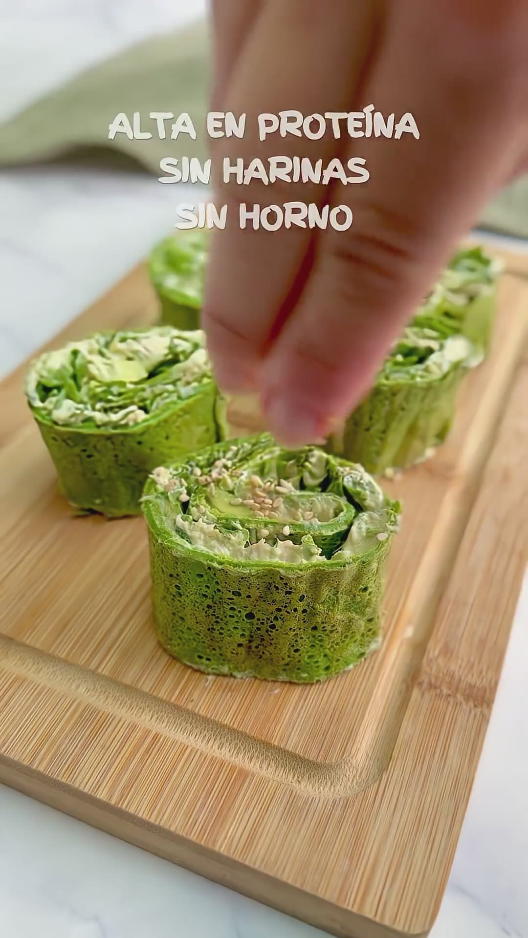 ROLLITOS VERDES ALTOS EN PROTEÍNA #recetasfaciles #recetas #cocinaconsabor #receta #recetasketo