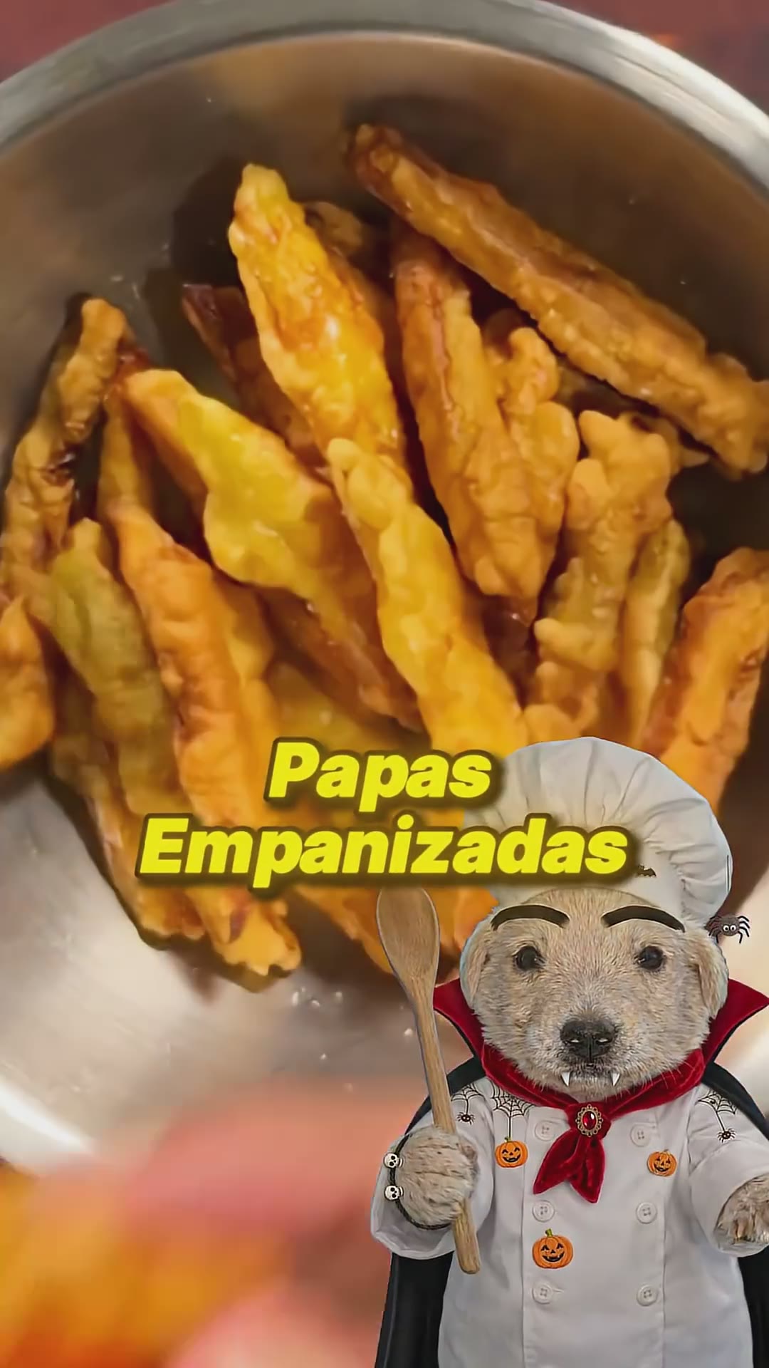 Papas Empanizadas | Solo 3 ingredientes 🍟🥚