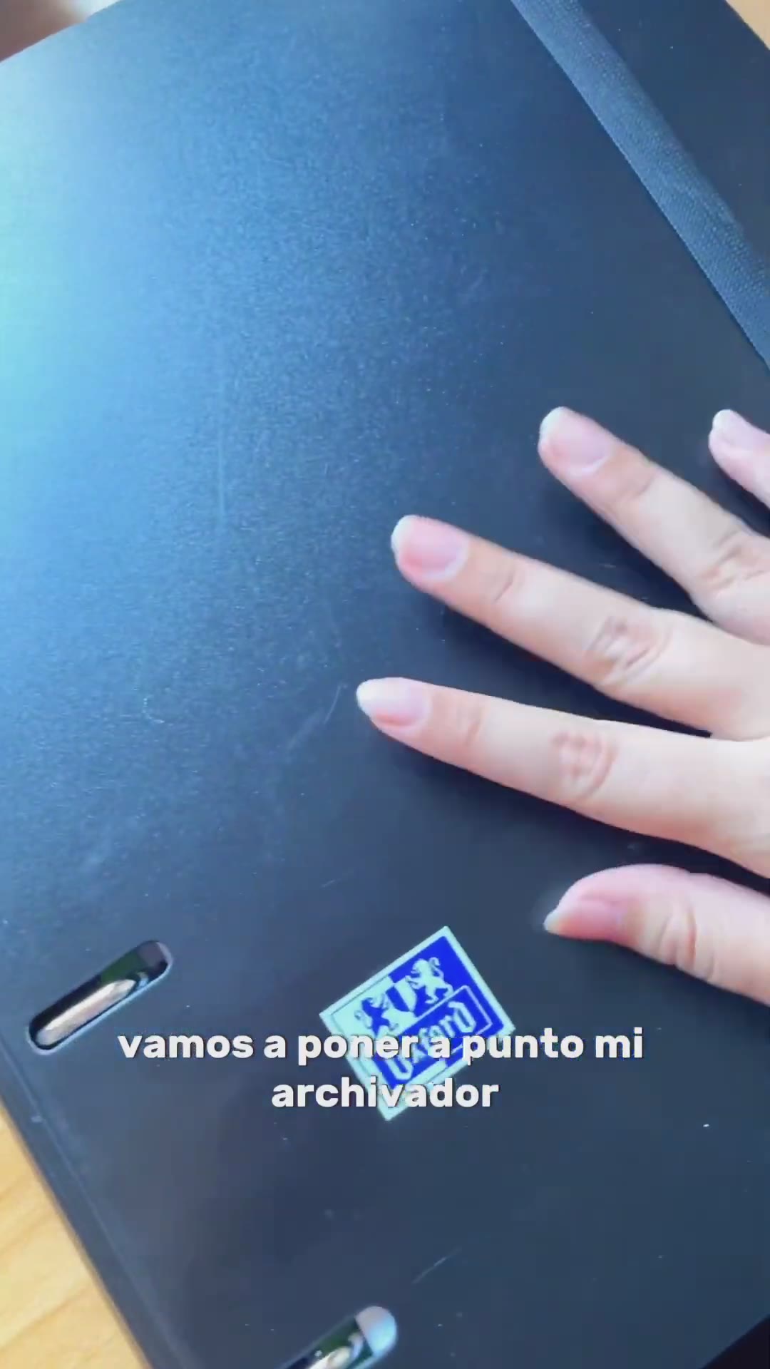 #organizo mi archivador para el #regresoaclases