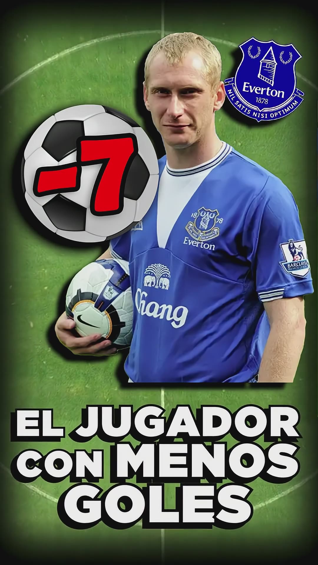 El Jugador con MENOS GOLES de la HISTORIA