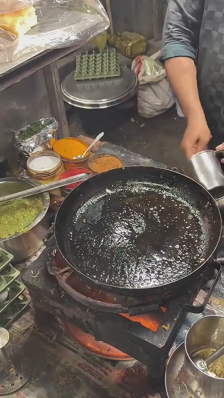 Comida india callejera con Nuestro Chef Salac la Raja #shortvideo #india #comida