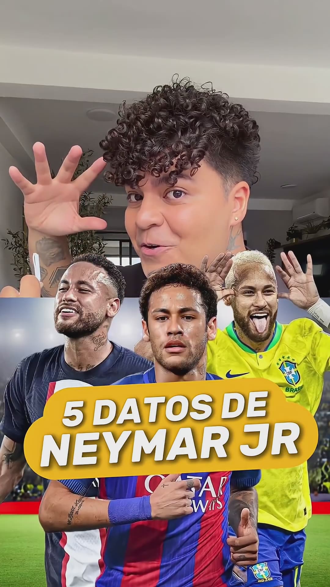 🇧🇷 𝟱 𝗗𝗔𝗧𝗢𝗦 𝗖𝗨𝗥𝗜𝗢𝗦𝗢𝗦 𝗗𝗘 𝗡𝗘𝗬𝗠𝗔𝗥 𝗝𝗥. 🐐 #joshjuanico #neymar #futbol
