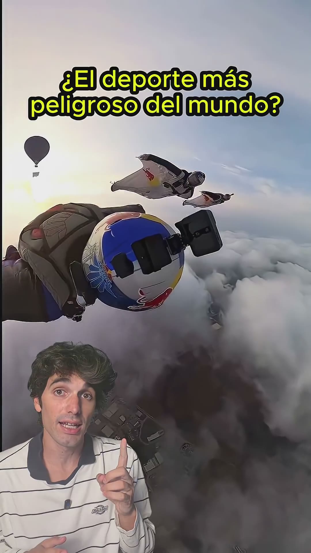 ¿El deporte más peligroso del mundo? #wingsuit #peligro #salto #redbull