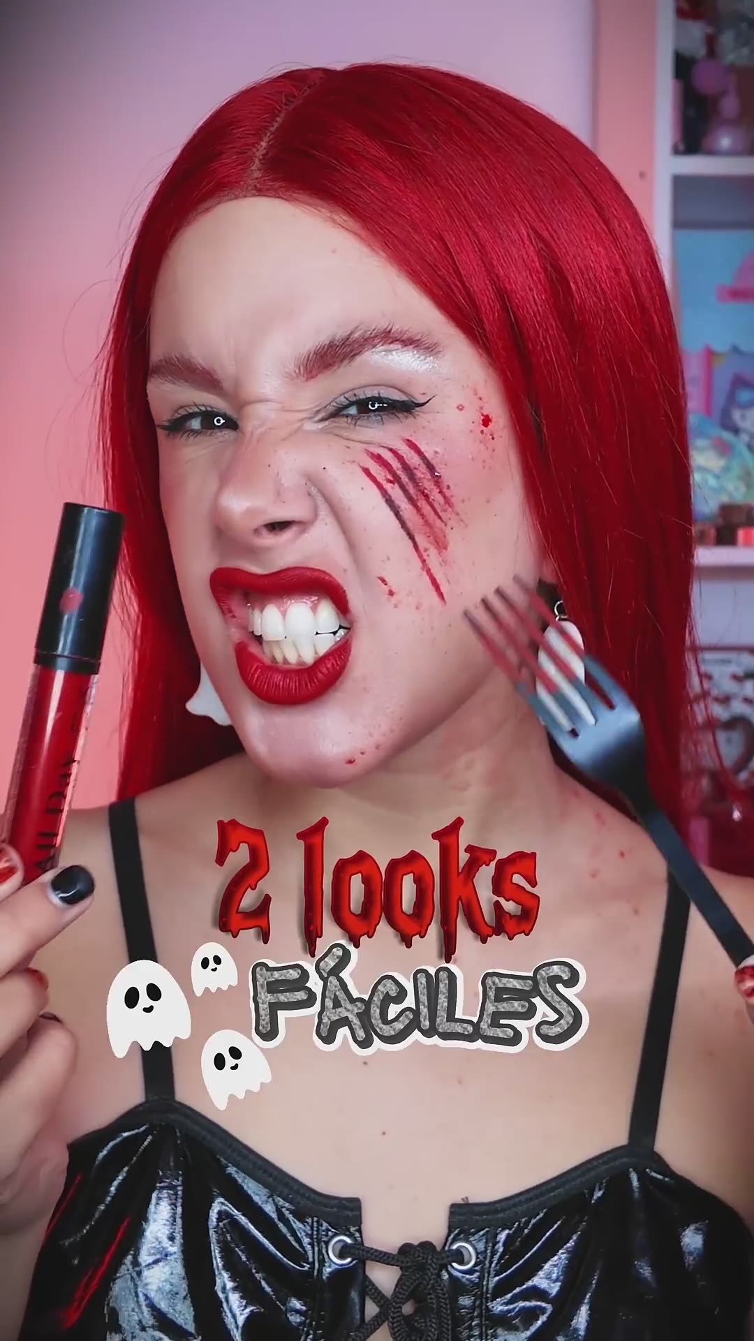 SIN DISFRAZ? 🎃 2 MAQUILLAJES FÁCILES PARA HALLOWEEN
