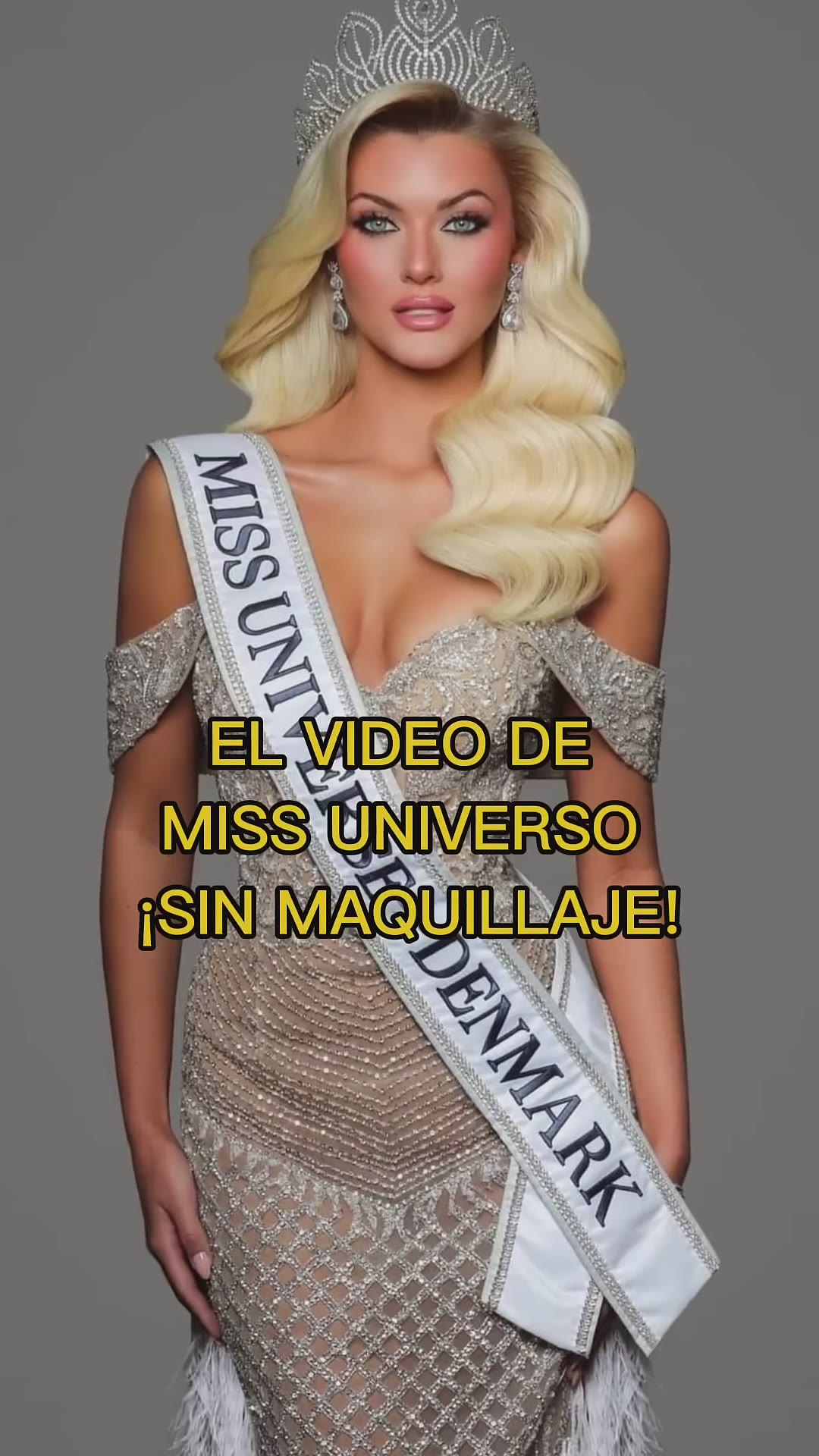 EL IMPACTANTE VIDEO DE MISS UNIVERSO SIN MAQUILLAJE!!! #shorts #missuniverso #certamen