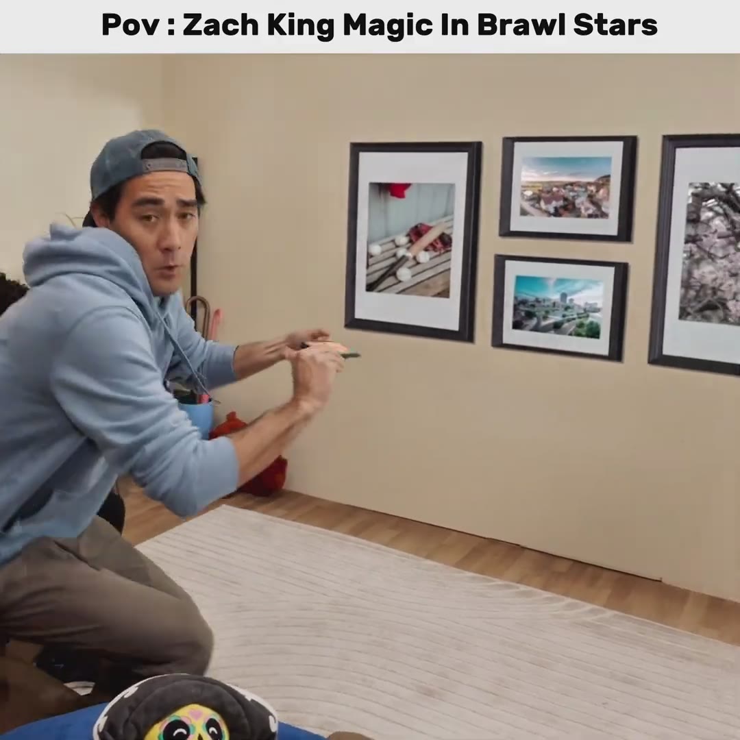 Zach King Magic In Brawl Stars…☠️🔥 #brawlstars