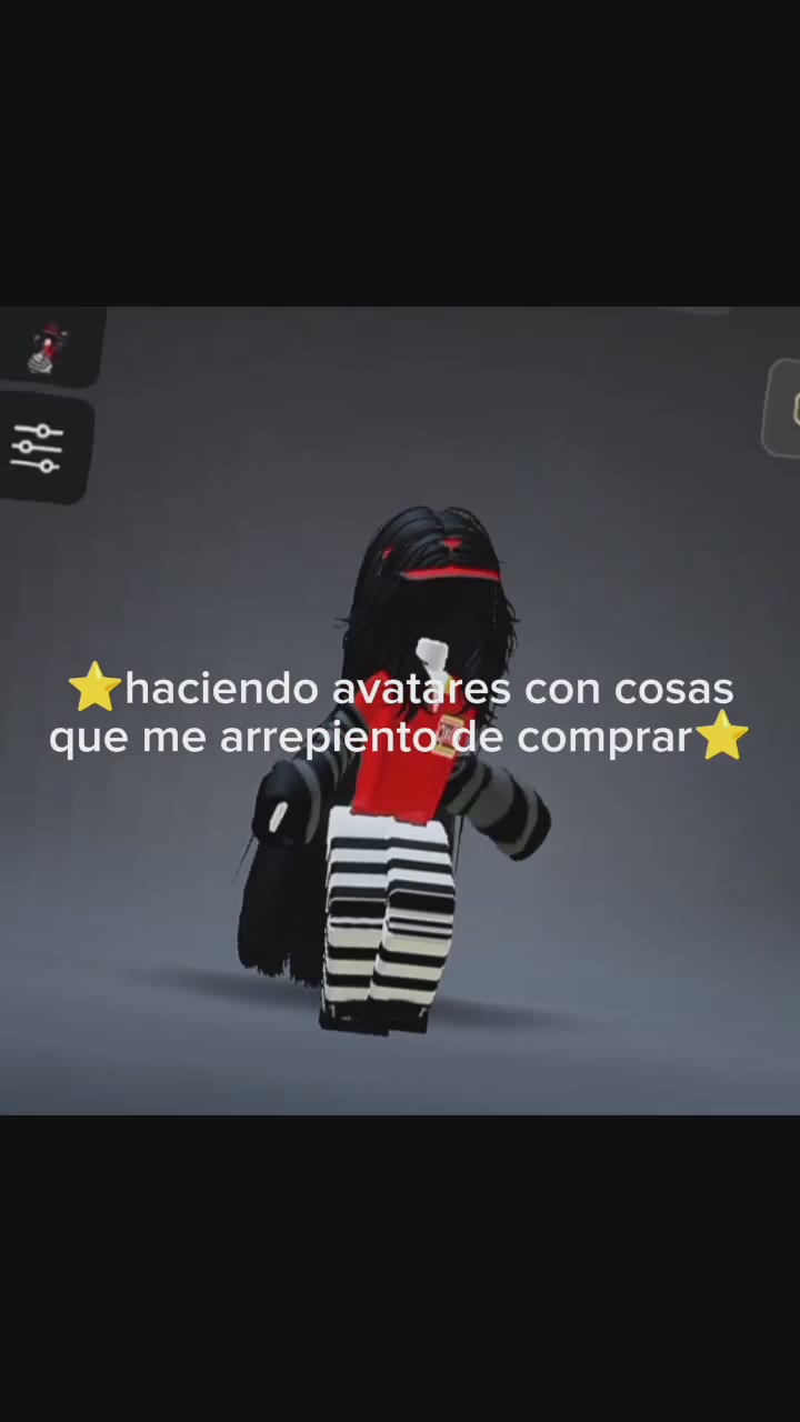 ⭐ haciendo avatares con cosas que me arrepiento de comprar⭐ #roblox #apoyoplis