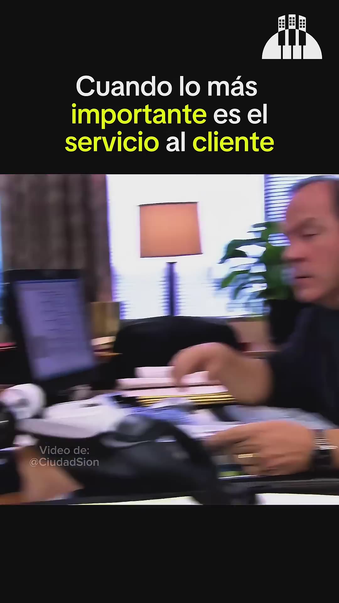 Así se ve un servicio al cliente de verdad 🙏❤️#ciudadsion Serie: La oficina
