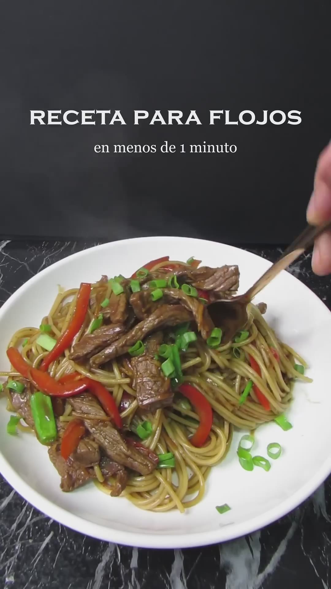 Receta para flojos fit en menos de 1 minuto! #tallarines #fideos #pasta #recetasfaciles