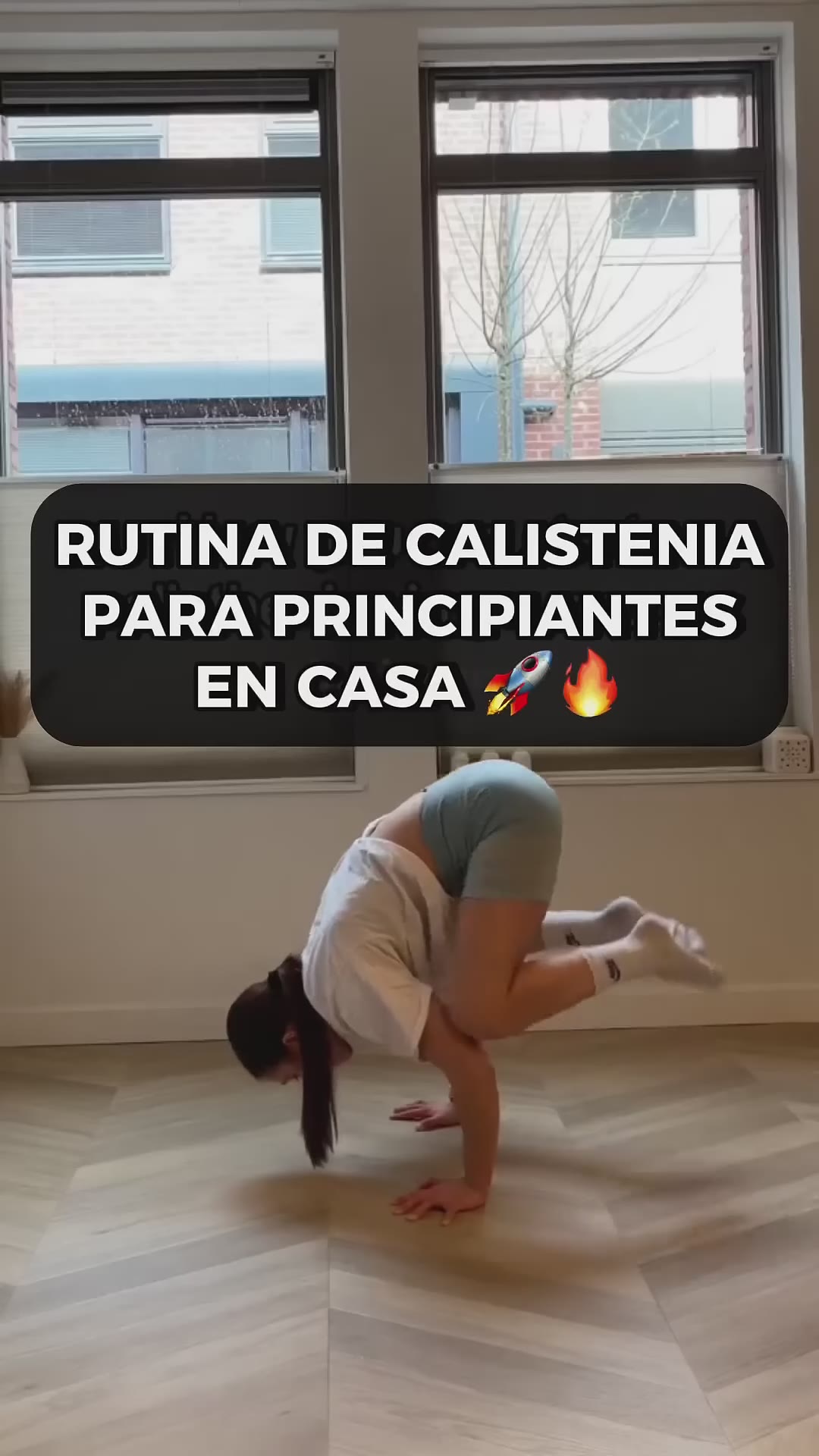 Rutina de calistenia para principiantes.✅🔥#MujeresEnCalistenia #EntrenamientoEnCasa #Calistenia