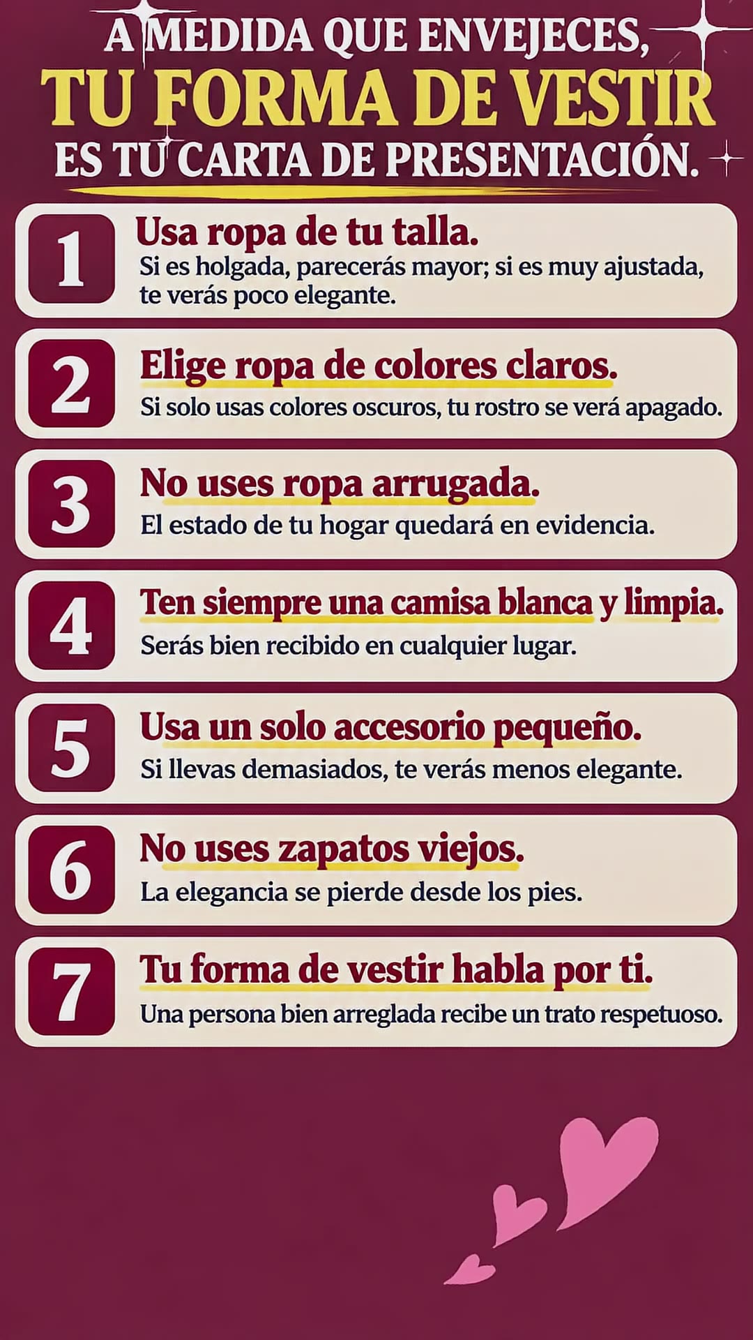 7 REGLAS PARA VESTIR CON ELEGANCIA DESPUÉS DE LOS 50 #Elegancia #DespuesDeLos50 #ConsejosDeEstilo
