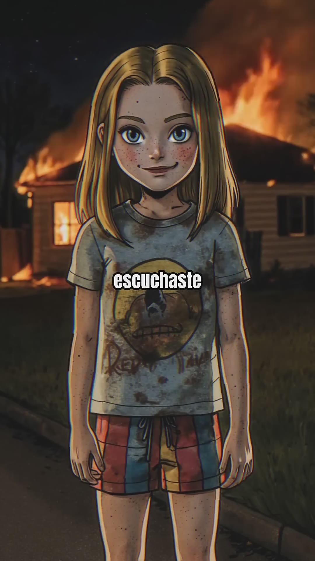 La niña que provocó un incendio para ser viral #storytime #story #animation #usa #scarystories