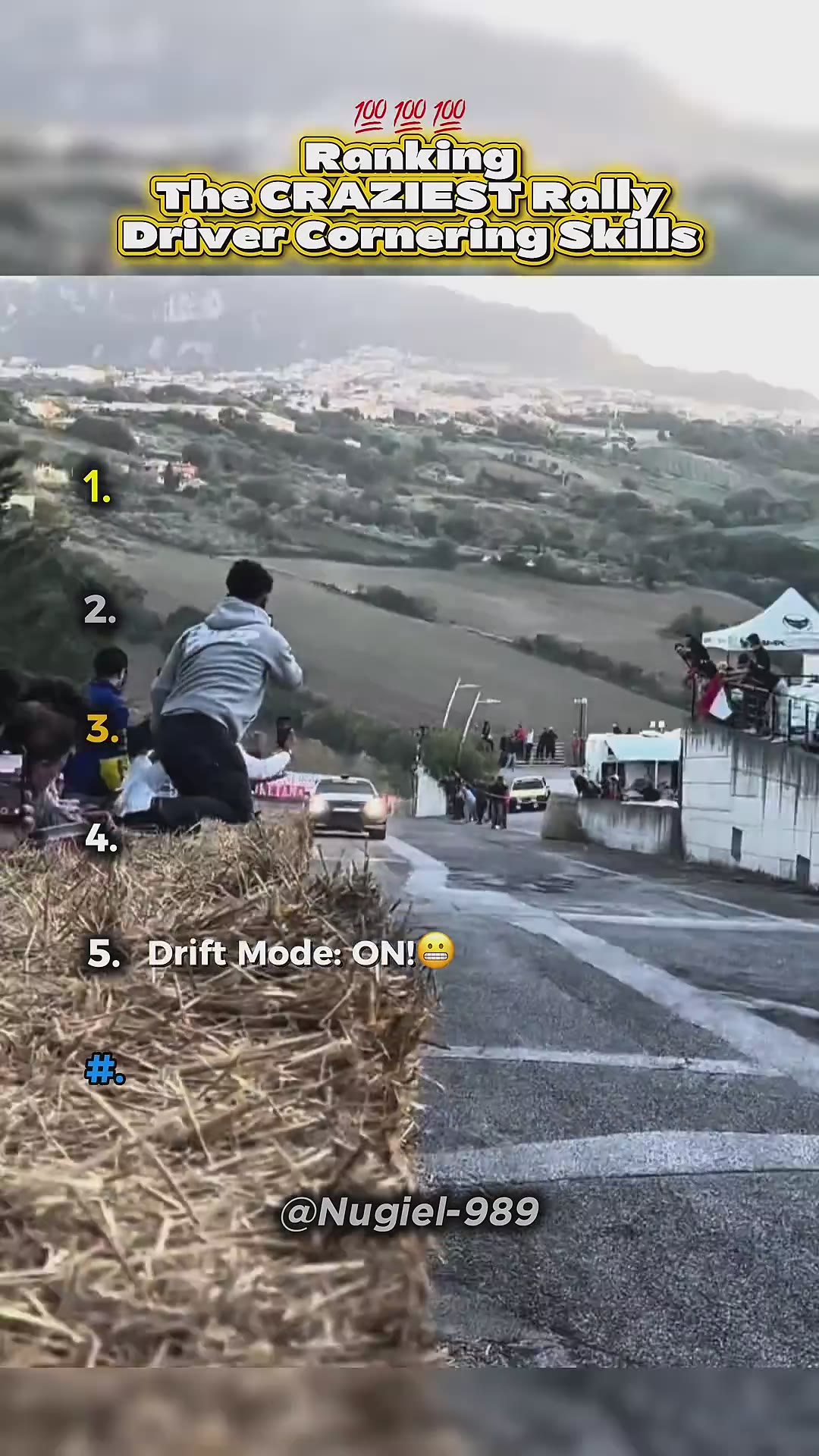 Ranking The CRAZIEST Rally Driver Cornering Skills! 💯 #shorts #shortvideo #motorsport