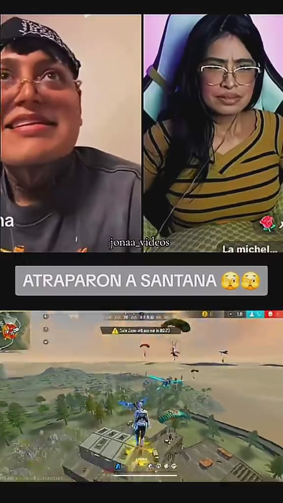 ATRAPARON A SANTANA #freefire #juegos #somosgamers #clips #santana #vecina #michelada #dúo
