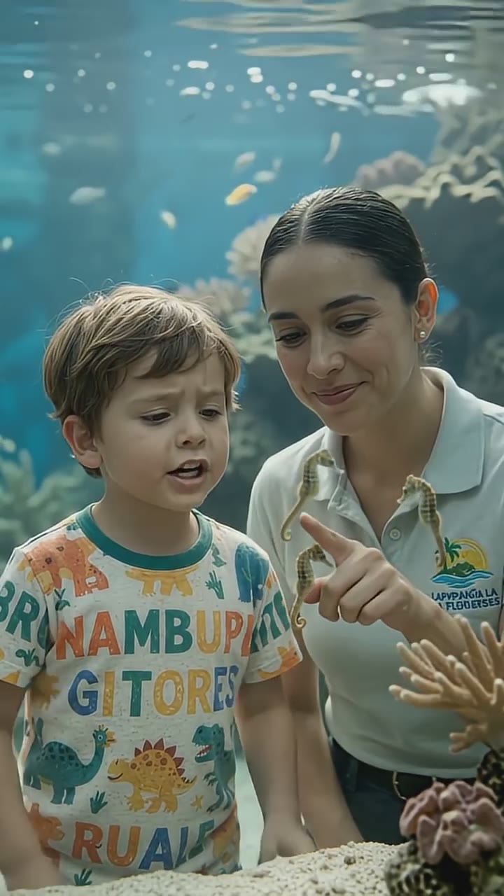 La Cuidadora de Caballitos de Mar #humor #bebe #leo #curiosidad #divertido #comedia #caballito
