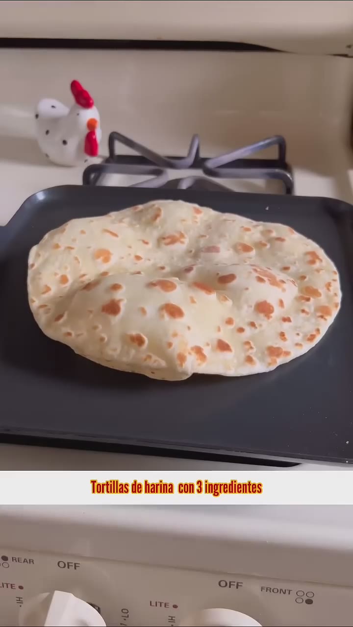 Tortillas de harina con 3 ingredientes extra suaves #shorts #recetas #tortillasdeharina