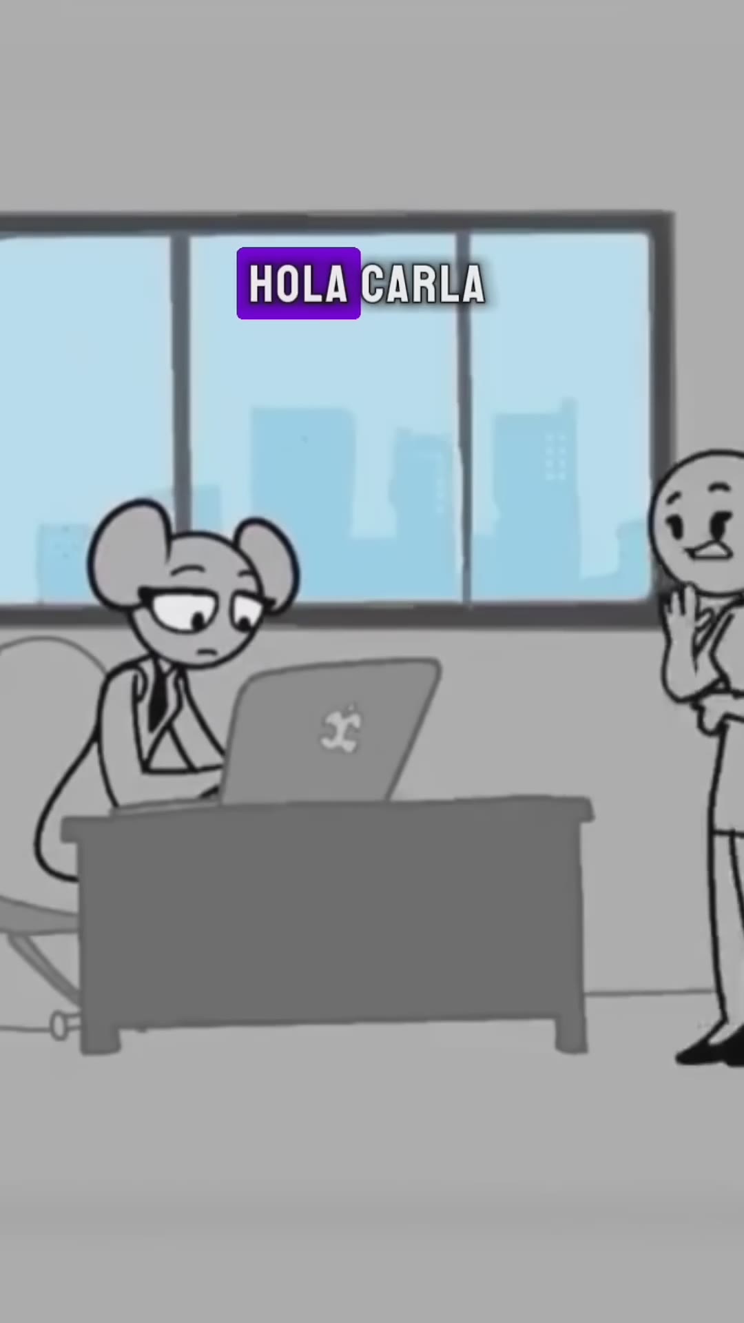 REUNIÓN DE TRABAJO #humor #animacion #animationmemes #animacion2d #comedia #godinez #carla #oficina