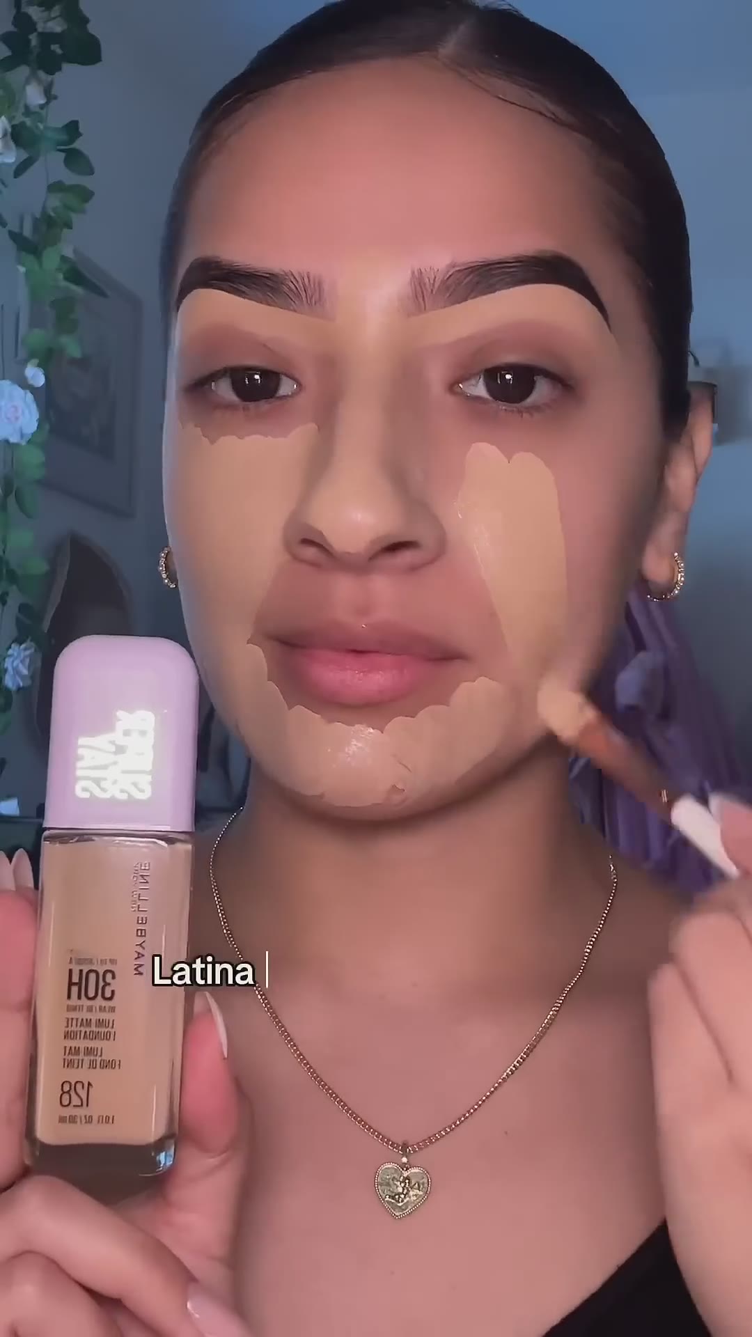 Latina makeup tutorial🪽✨ #makeup #makeuptutorial #makeupartist #makeuplook #latina #latinamakeup