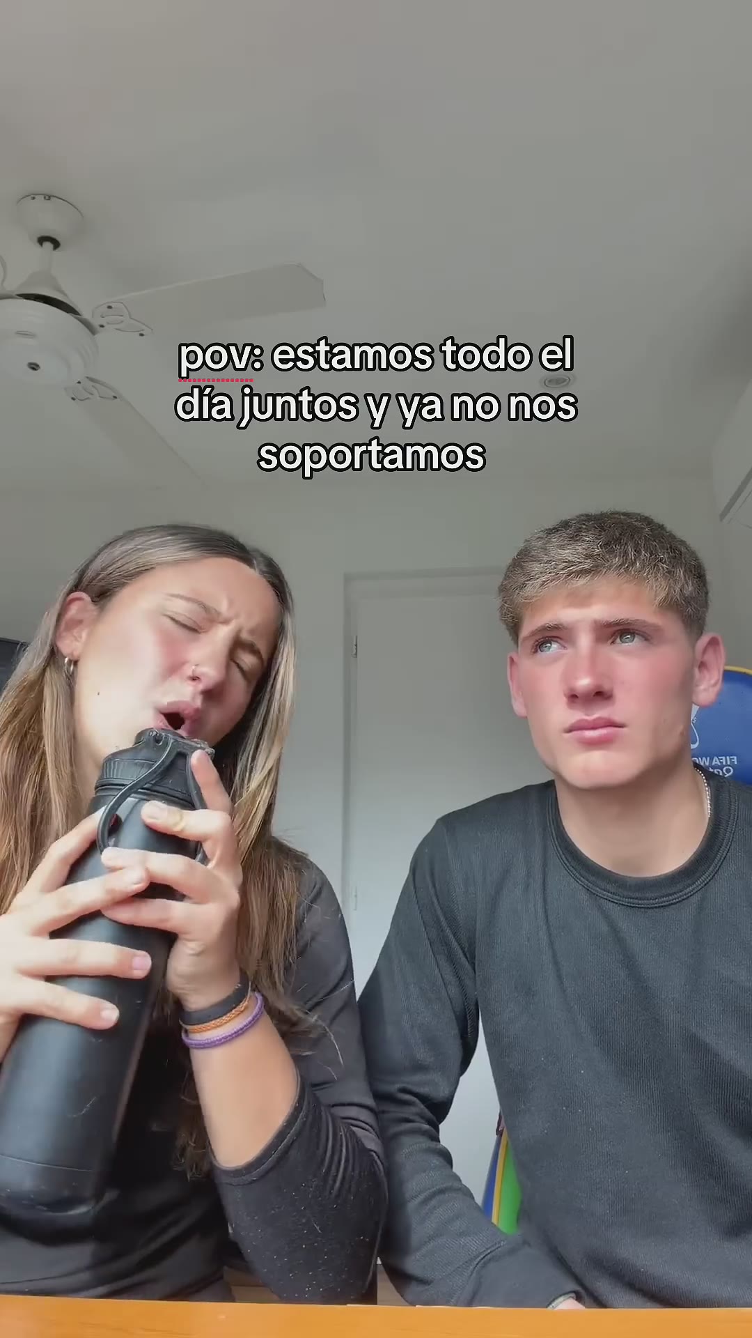 pov: estamos todo el dia juntos y no nos soportamos #tiktok #novios #shorts