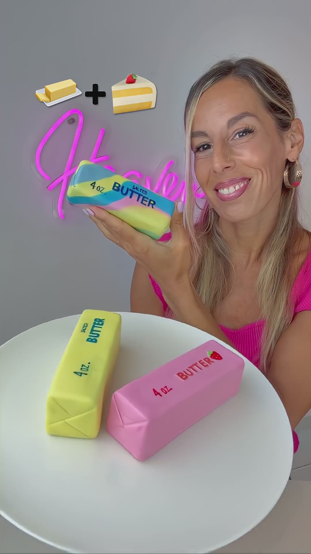 Butter Squishy cakes 🍰 #butter #cake #squishy #buttersquishy